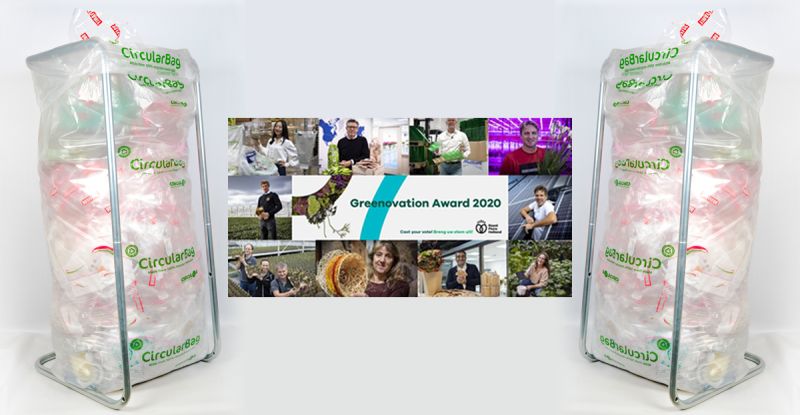 CircularBag Genomineerd Voor Greenovation Award 2020 afbeelding